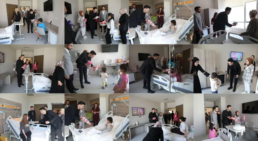 AK Parti Ankara İl Gençlik Kolları Başkanı Halil Atasoy’dan Etlik Şehir Hastanesi’nde Tedavi Gören Çocuklara Ziyaret