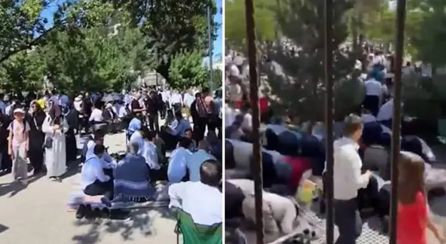 Alihan Kuriş Ankara'ya getirildi, 'Süleymancılar' destek için Başkent Millet Bahçesi'nde toplandı