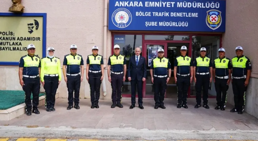 Ankara İl Emniyet Müdürü Maksut Yüksek’ten Bölge Trafik Denetleme Şube Müdürlüğü’ne Ziyaret