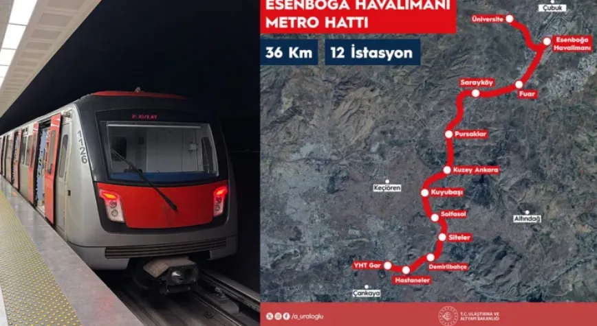 Ankara'ya yeni metro hattı geliyor! Ulaştırma Bakanı Uraloğlu duyurdu!